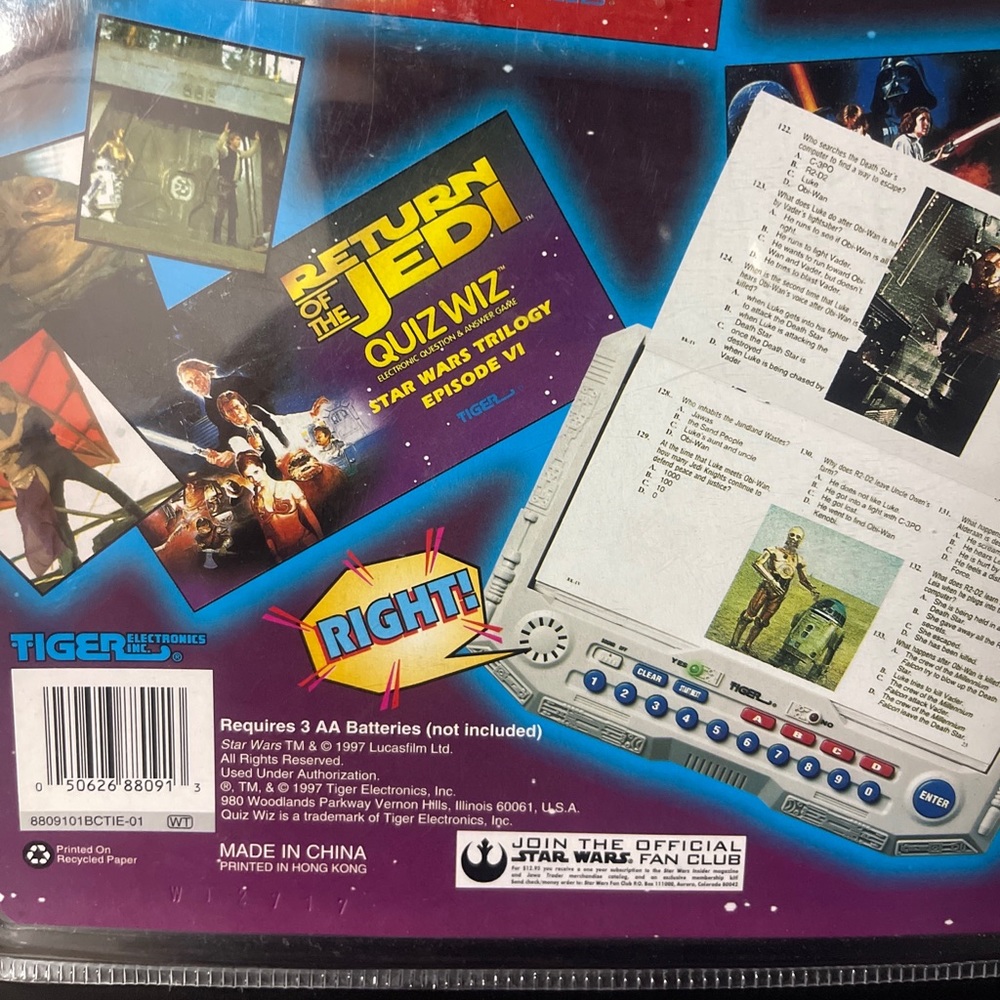 STAR WARS COLLECTIBLE QUIZ WIZ